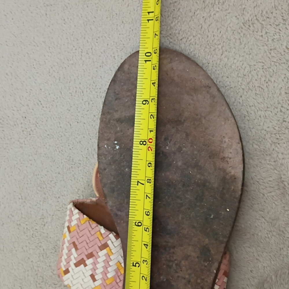 Patos Disk Sandals.No Size Tag See Pic.For Measurements.Small Skrach On Disk. - Picture 11 of 11
